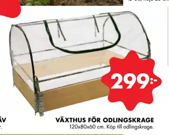 ÖoB VÄXTHUS FÖR ODLINGSKRAGE erbjuda