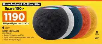 Power SMART HÖGTALARE erbjuda