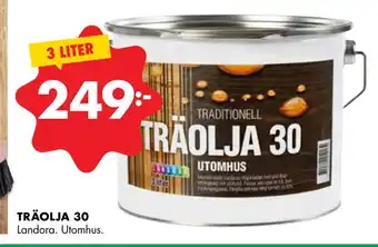 ÖoB TRÄOLJA 30 erbjuda