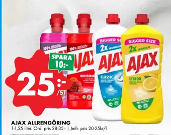 ÖoB AJAX ALLRENGÖRING erbjuda