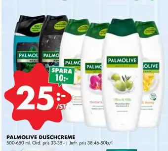 ÖoB PALMOLIVE DUSCHCREME erbjuda