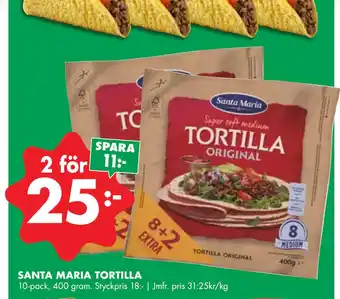 ÖoB SANTA MARIA TORTILLA erbjuda