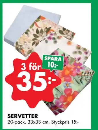 ÖoB SERVETTER erbjuda