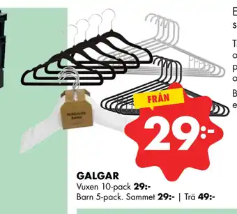 ÖoB GALGAR erbjuda