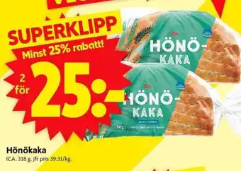 ICA Supermarket Hönökaka erbjuda