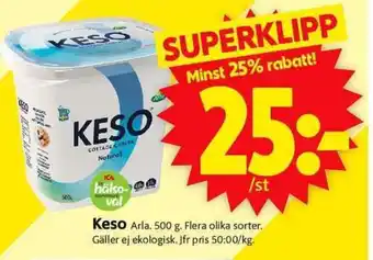 ICA Supermarket Keso erbjuda