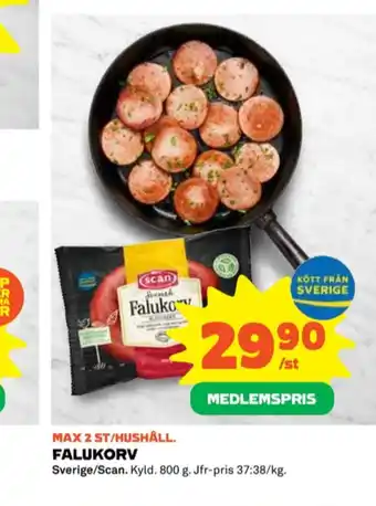 Coop Scan falukorv erbjuda