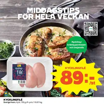 Coop Ivars kycklingfilé erbjuda