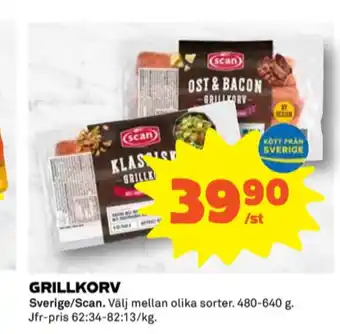Scan grillkorv