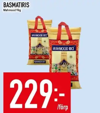 Matdax Mahmood rice basmatiris erbjuda