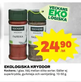 Coop Kockens kryddor erbjuda