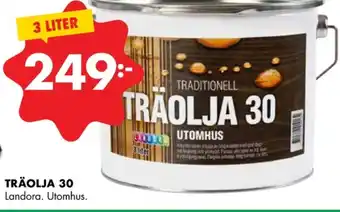 ÖoB Landora träolja erbjuda