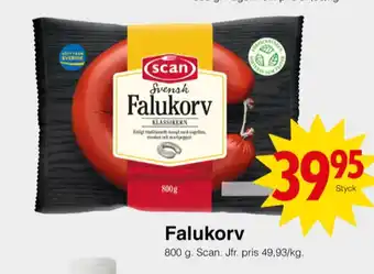 Matöppet Scan falukorv erbjuda