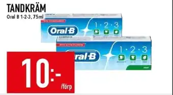 Matdax Oral-b tandkräm erbjuda