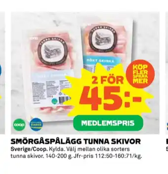 Coop Coop skinka erbjuda