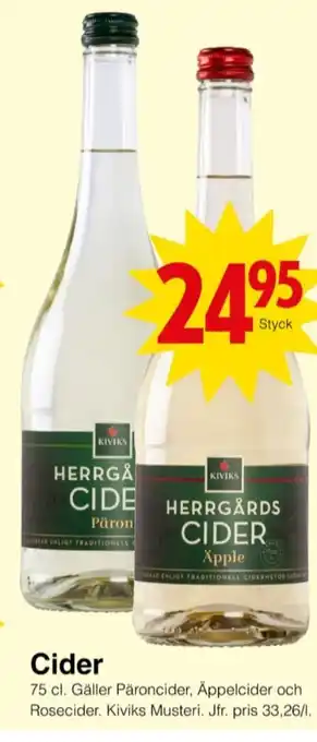 Matöppet Päron cider päron erbjuda