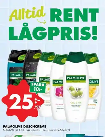 ÖoB Palmolive duschtvål erbjuda