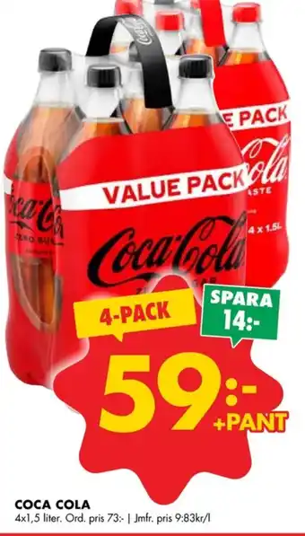 ÖoB Coca cola läskedryck erbjuda