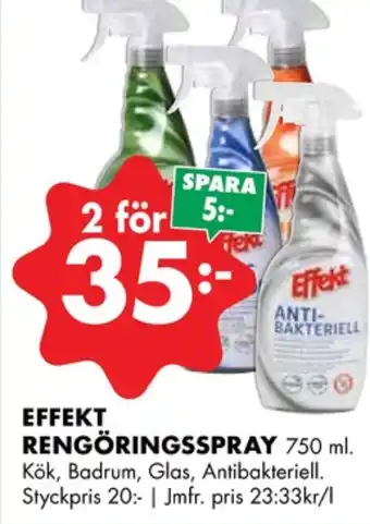 ÖoB Effekt rengöringsmedel erbjuda