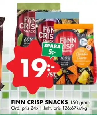 ÖoB Finn crisp rågbröd snacks erbjuda