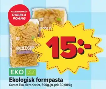 Östenssons Garant pasta sorterad erbjuda