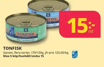 Tempo Garant tonfisk erbjuda