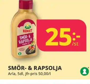 Tempo Arla köket smör & rapsolja erbjuda
