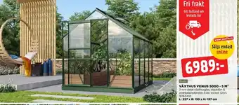 Jem&Fix Vitavia växthus erbjuda