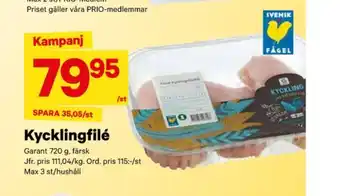 City Gross Garant kycklingfilé erbjuda