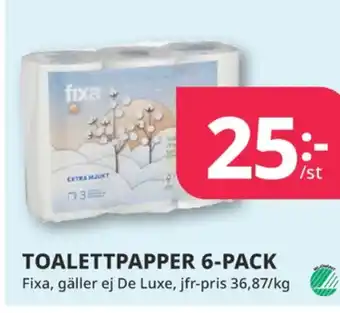 Tempo Fixa toalettpapper erbjuda