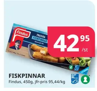 Tempo Findus fiskpinnar erbjuda