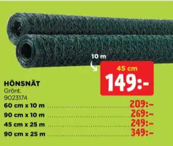 Jem&Fix Garden hönsnät erbjuda