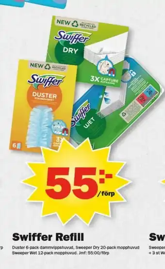 Pekås Swiffer Refill erbjuda