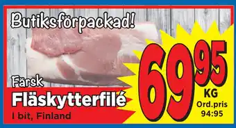 Supergrossen Fläskytterfilé erbjuda