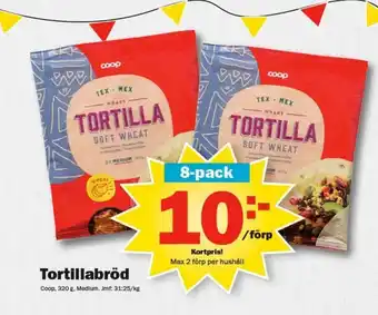 Pekås Tortillabröd erbjuda