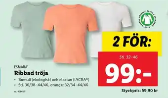 Lidl Ribbad tröja erbjuda