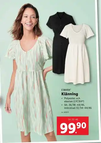 Lidl Klänning erbjuda