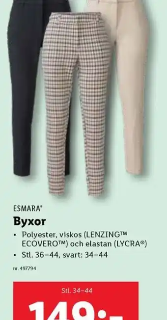 Lidl Byxor erbjuda