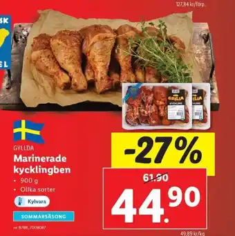 Lidl Marinerade kycklingben erbjuda