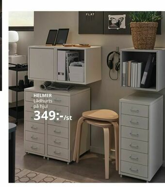 IKEA HELMER. Lådhurts på hjul erbjuda