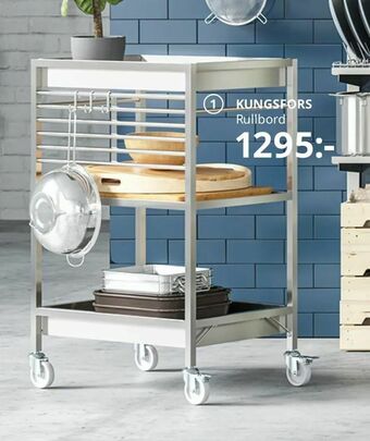 IKEA KUNGSFORS rullbord erbjuda