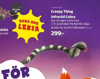 Lekia Creepy Thing Infraröd Cobra erbjuda