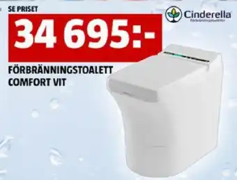 Bauhaus FÖRBRÄNNINGSTOALETT COMFORT VIT erbjuda