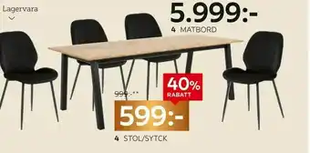 XXXLutz Stol/sytck erbjuda