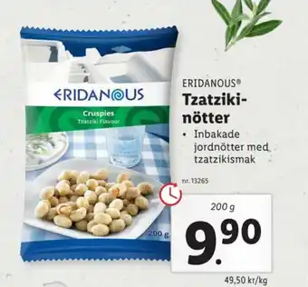 Lidl Eridanous Tzatzikinötter 200 g erbjuda