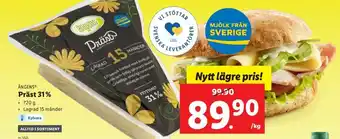 Lidl Ängens Präst 31% 720 g erbjuda