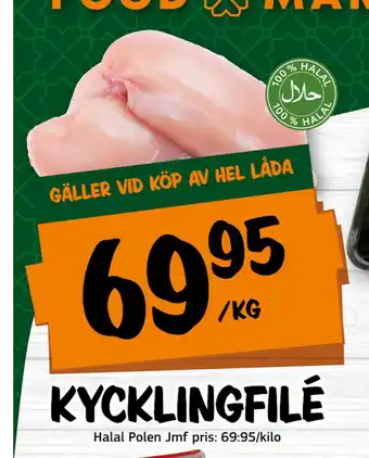 Bazaar Food market KYCKLINGFILÉ erbjuda