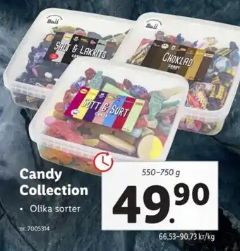 Lidl Candy Collection 550-750 g erbjuda