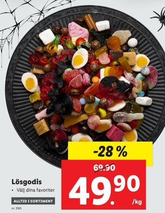 Lidl Lösgodis erbjuda