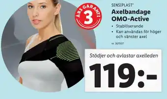 Lidl Sensiplast Axelbandage OMO-Active erbjuda